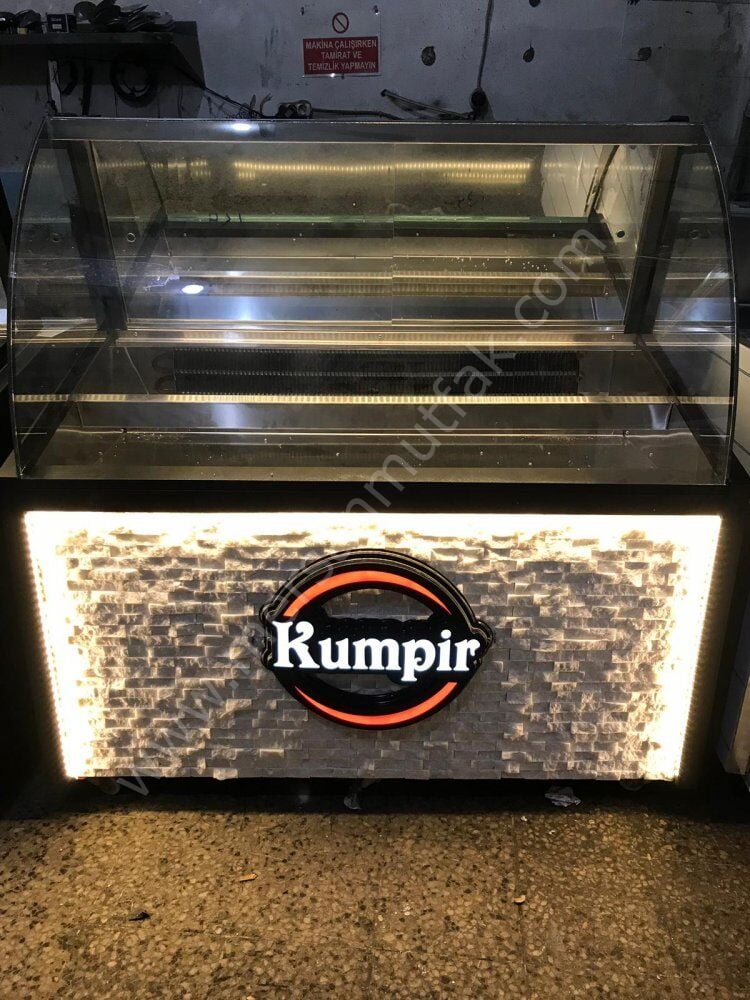 Waffle Dolabı Ön Taşlı Dekorlu