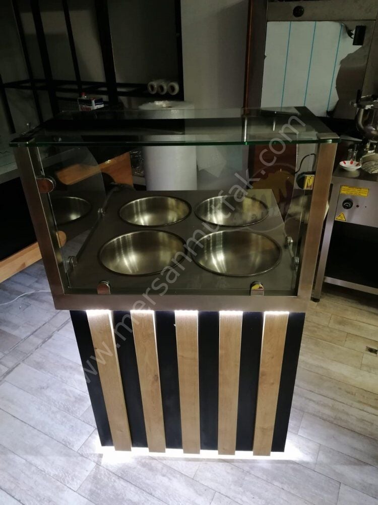 Çorbalık ve Benmari Tezgahı Sulu Sistem Ahşap Model