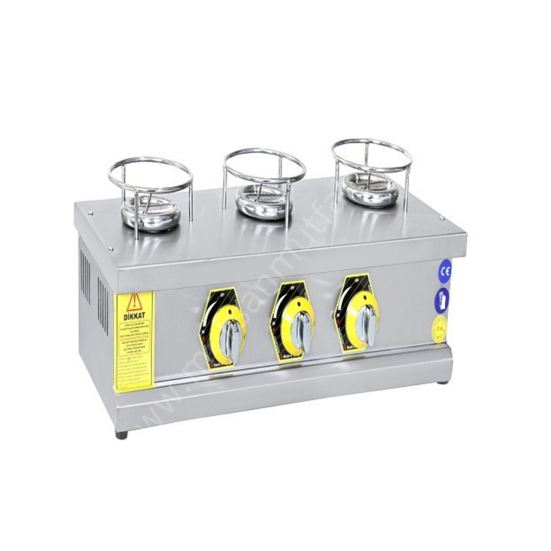 3'lü Künefe Ocağı Gazlı/Lpg