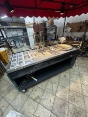 Churros Tatlı Makinası ve Seyyar Pişirme Tezgahı MRS-497