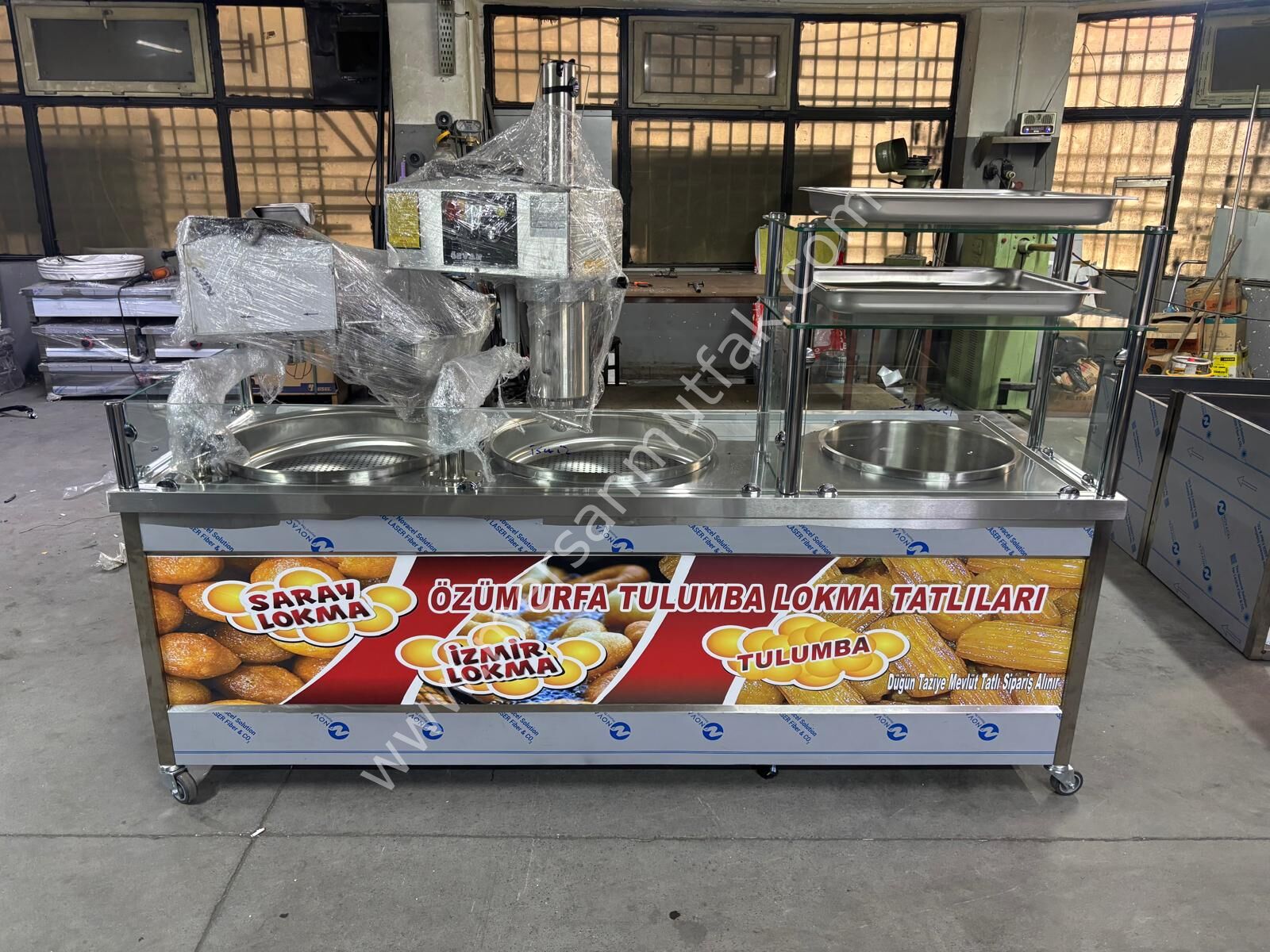 Lokma ve Tulumba Çiftli Şerbetli Tezgahı MRSN-172