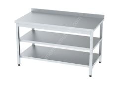 Taban ve Ara Raflı Çalışma Tezgahı