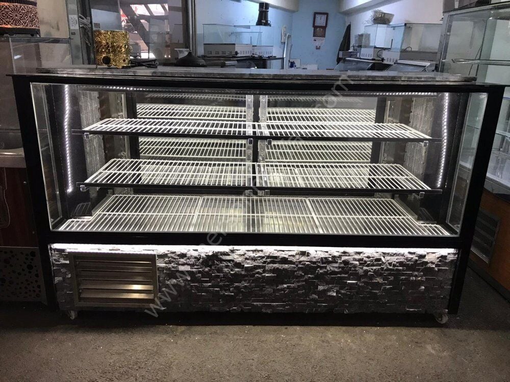 Kebap Dolabı Taşlı Aydınlatmalı
