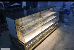 Kebap Dolabı Gold Dekorlu