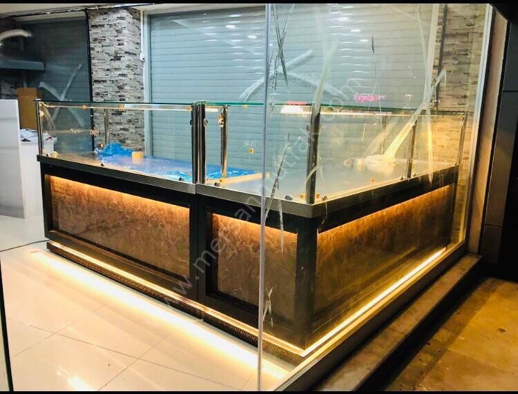 Böreklik ve Poğaça Tezgahı Ön Led Modelli