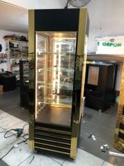 Dik Pasta Dolabı Gold-Black Model