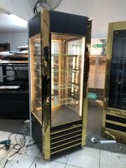 Dik Pasta Dolabı Gold-Black Model