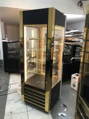 Dik Pasta Dolabı Gold-Black Model