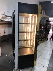 Dik Pasta Dolabı Gold-Black Model