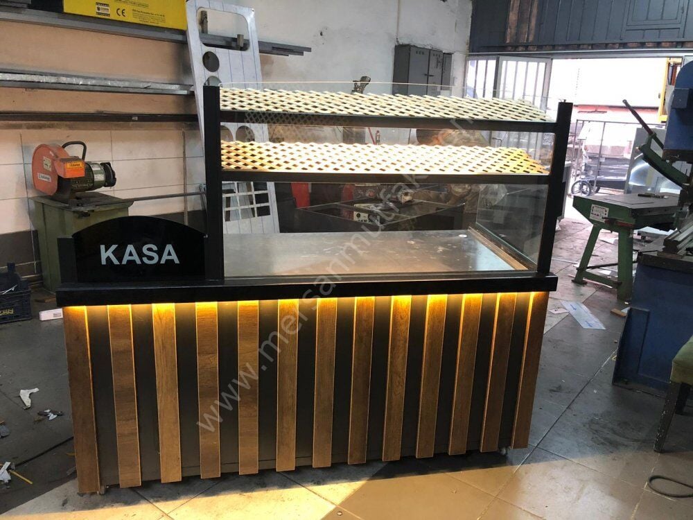 Börek ve Poğaça Tezgahı Yeni Ahşap Model