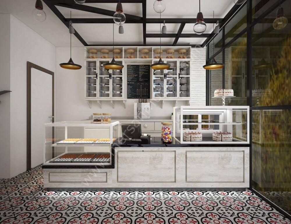 Yaş ve Kuru Pasta Dolabı Granit Mermer Modeli