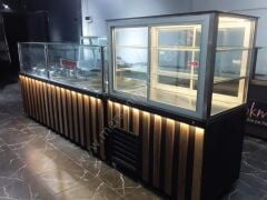 Yemeklik ve Pasta Dolabı Self Servis Ünitesi 8+6 Model