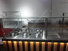 Yemeklik ve Pasta Dolabı Self Servis Ünitesi 8+6 Model