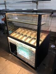 Kumpir Dolabı Düz Cam