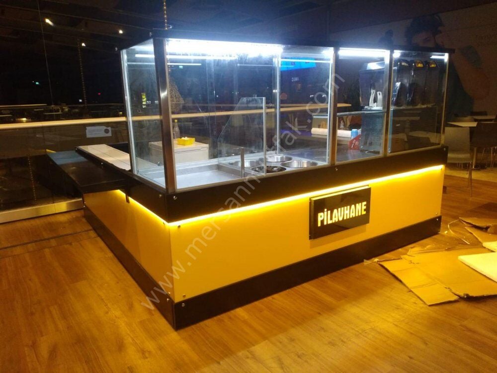 Pilav Benmari Tezgahı Kiosk Model