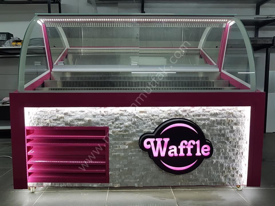 Waffle Dolabı Taş Model