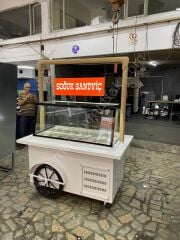 Kahvaltı Arabası Beyaz Model