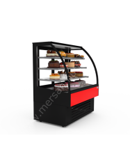 Pasta Dolabı Siyah Kırmızı Model