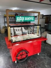 Kahvaltı ve Soğuk Sandviç Tezgahı Seyyar Model