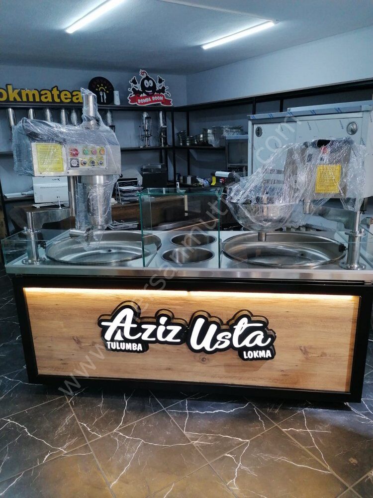 Lokma ve Tulumba Makinesi ve Pişirici Tezgahı MRS-279