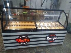 Waffle Kumpir ve Pasta Dolabı