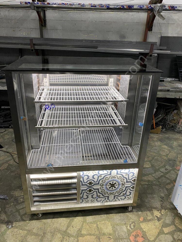 Kebap Dolabı Ön Mermer Dekorlu