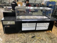 Salat Bar Tezgahı Ahşap Ön Model