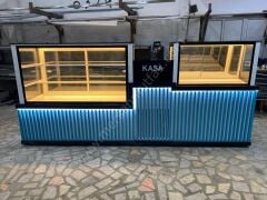 Pasta ve Waffle Dolabı Mavi Model Set