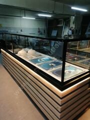 Benmari ve Pasta Dolabı Seti Ahşap Model