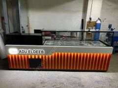 Salat Bar Tezgahı Kırmızı Model