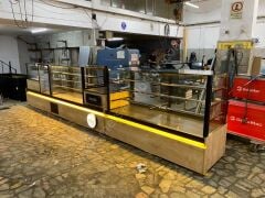 Kuru Pasta ve Salat Bar Tezgahı Ahşap Model