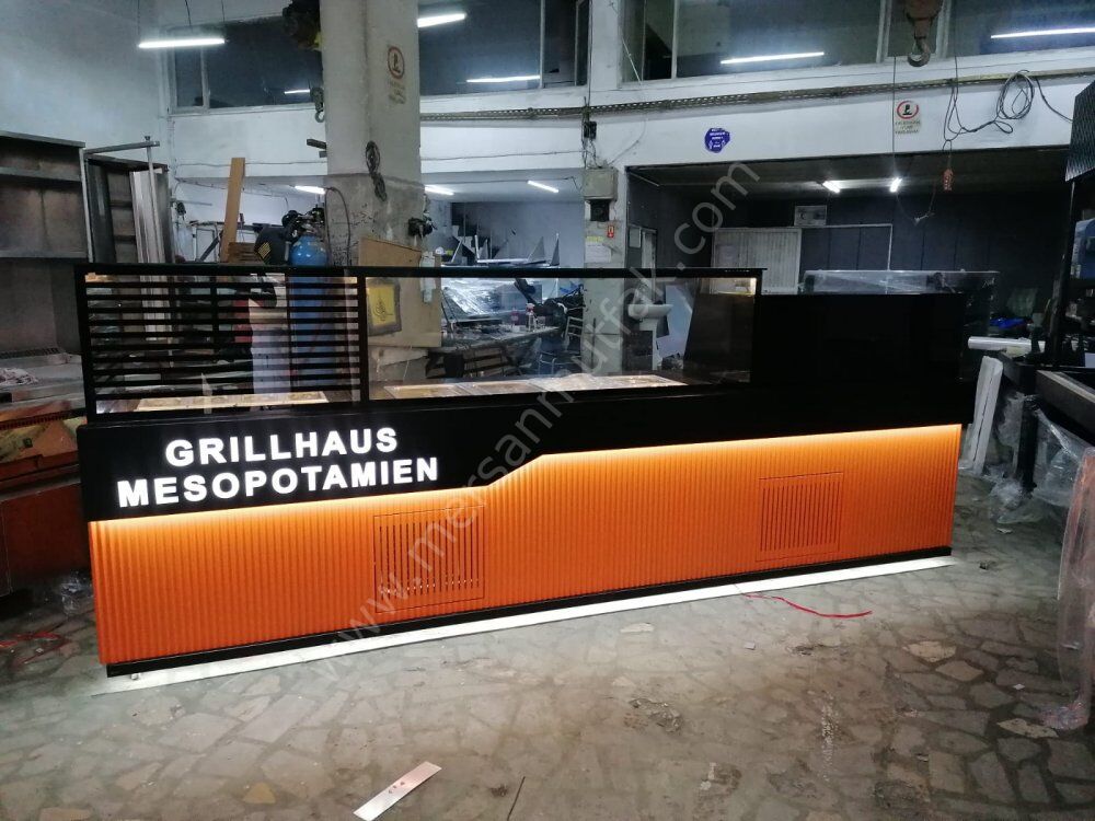 Pizza Hazırlık ve Salat Bar Tezgahı