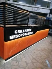 Pizza Hazırlık ve Salat Bar Tezgahı