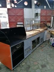 Pizza Hazırlık ve Salat Bar Tezgahı