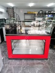 Salatbar Tezgahı Kırmızı Model