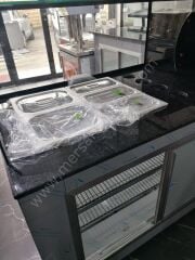 Salatbar Tezgahı Kırmızı Model