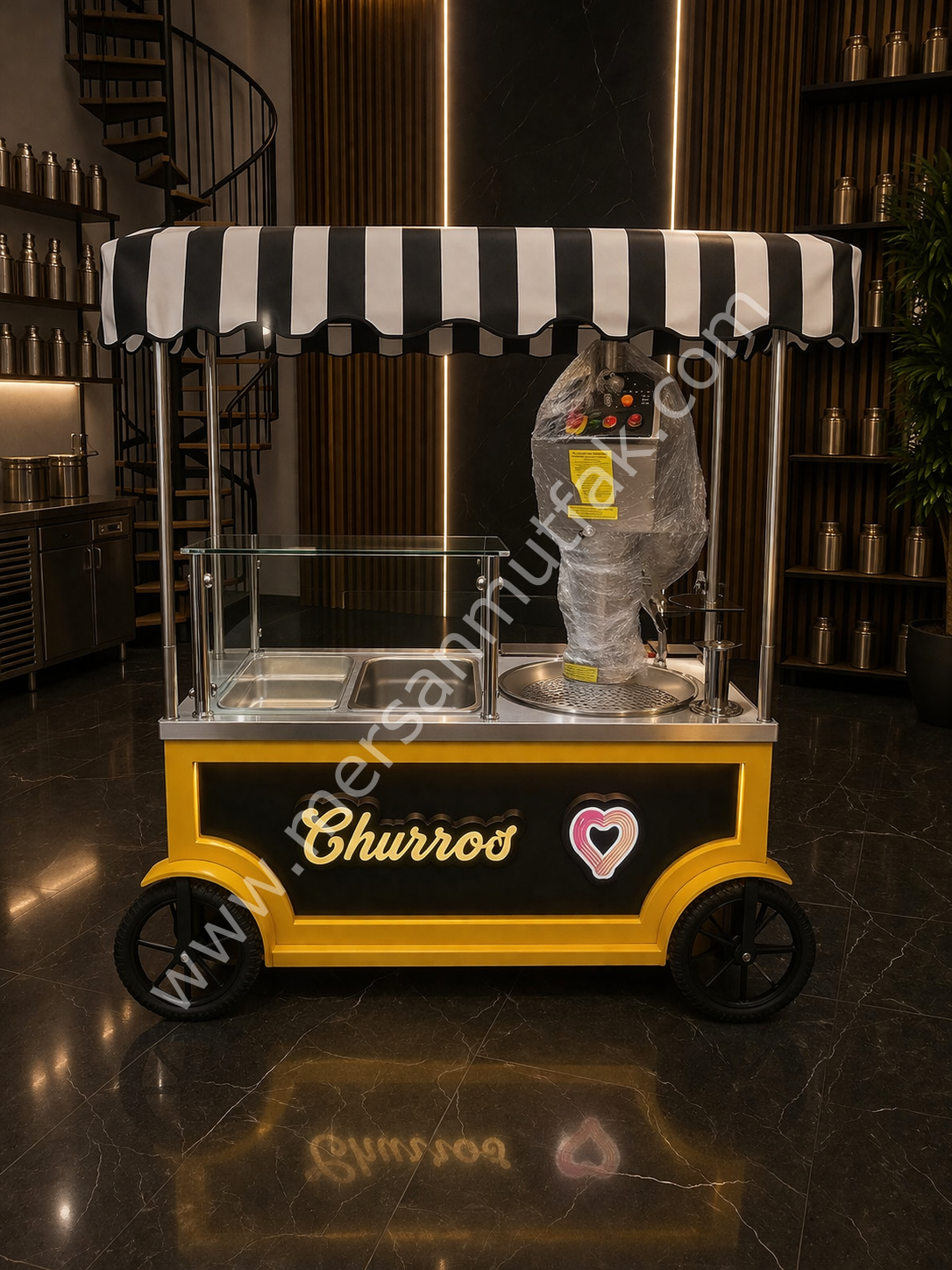 Churros Makinası ve Pişirici Tezgahı Seyyar MRS-128