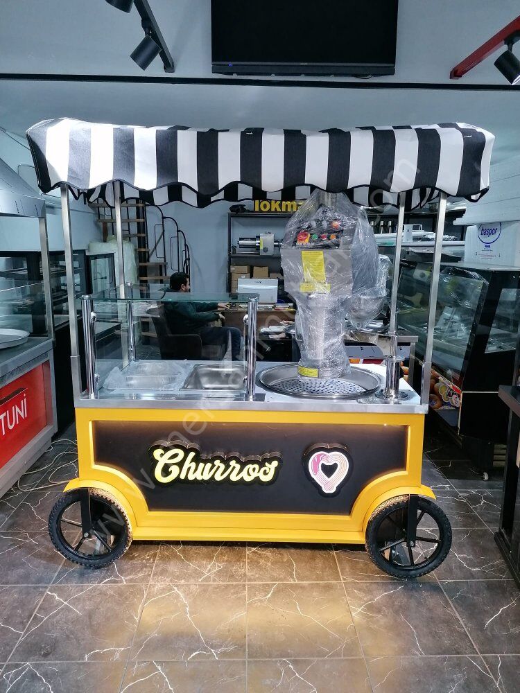 Churros Makinası ve Pişirici Tezgahı Seyyar MRS-128