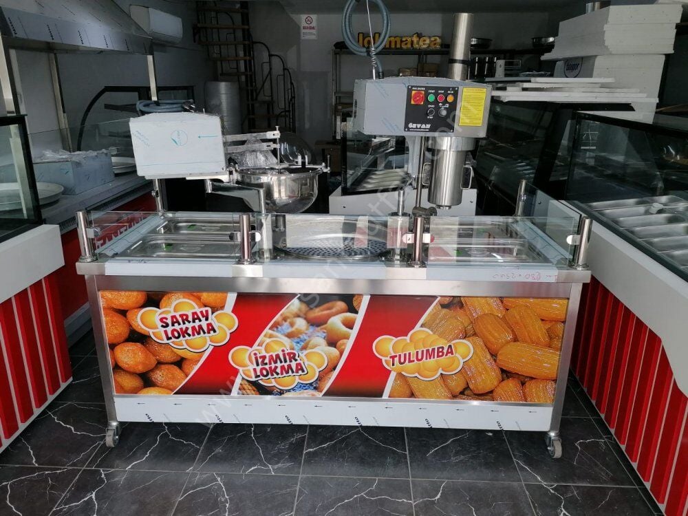 Tulumba Lokma Makinesi ve Pişirici Tezgahı MRS-127