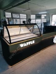 Waffle ve Churros Tezgahı Ahşap Model