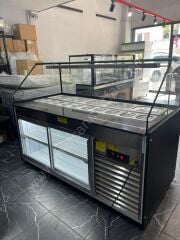 Salat Bar Dolabı Yeşil Model