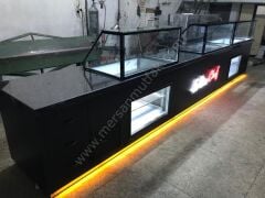 Salatbar Dolabı ve Benmari Tezgahı Seti