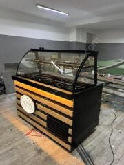 Kumpir Dolabı Ahşap Model