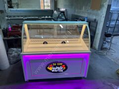 Waffle Dolabı Bombe Camlı