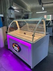 Waffle Dolabı Bombe Camlı