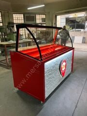 Waffle Dolabı Kırmızı Model