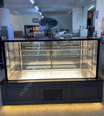 Pasta Dolabı Ahşap Dekorlu