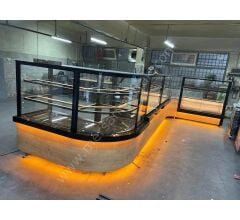 Baklava Ekmeklik Tezgahı ve Pasta Dolabı S Model