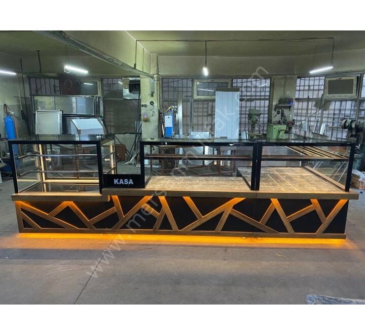 Baklava Tezgahı ve Pasta Dolabı Set