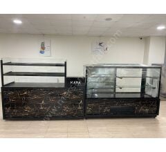 Baklava Teşhir Tezgahı ve Pasta Reyonu